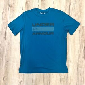 Under Armour Men's Teal Graphic Tee - NWOT - Large